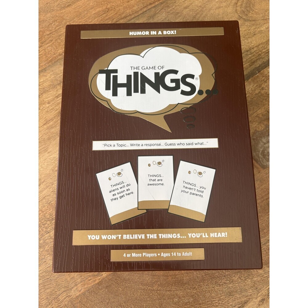 NEW Open Box The Game Of Things Party Game PlayMonster 4+ Players Ages 14+ Funny